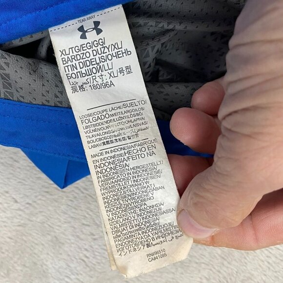 Under Armour Men's Athletic Shirt XL Loose Fit Storm 3 Short Sleeve Quarter Zip - Picture 9 of 14